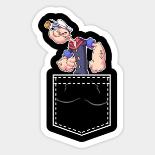 Popeye on my Pocket Sticker